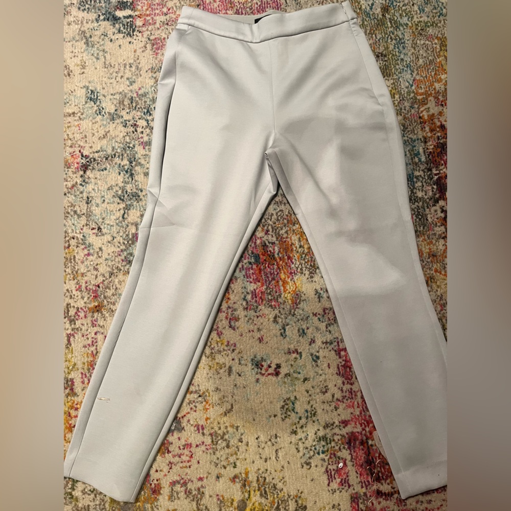 Grey high rise editor pants